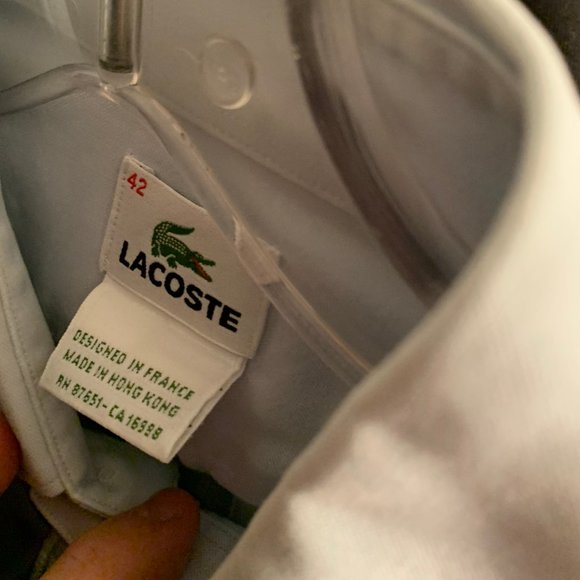 Lacoste Light Blue Dress Shirt - Picture 4 of 4
